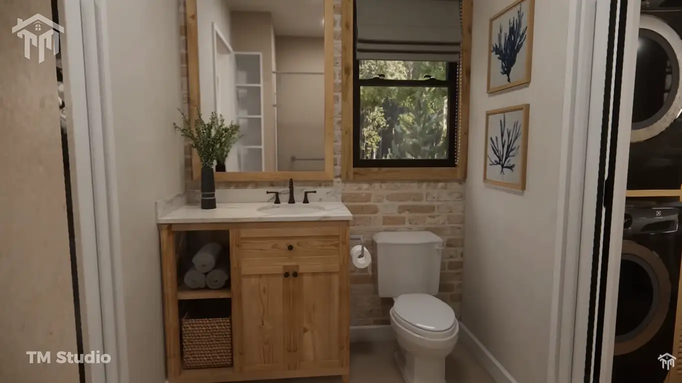 23'x23' (7x7m) This AMAZING Small House Breaks All Expectations tm studio small house design floor plan