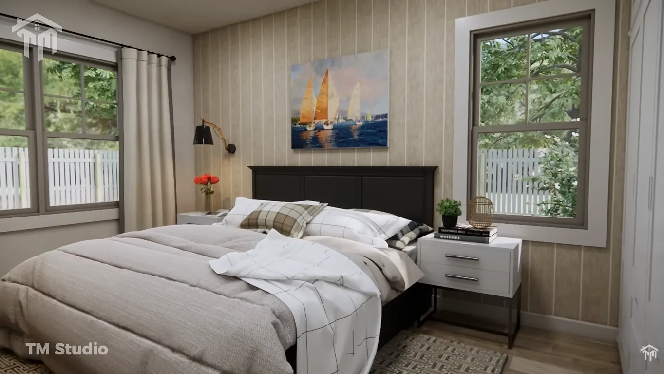 tm studio 2 bedroom house plan Absolutely Gorgeous Small House | 2-Bedroom | COZY & CHARMING.