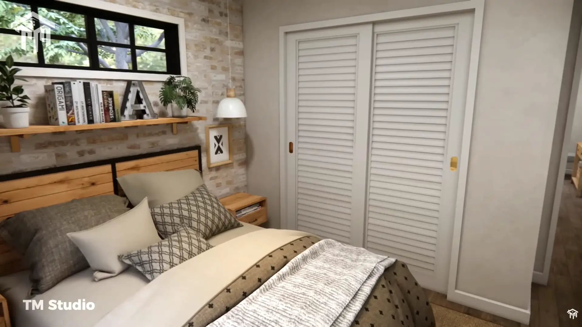 tm studio 2 bedroom house plan 830 Sq Ft (77m2) This Small House Has It All | Cozy and Charming...