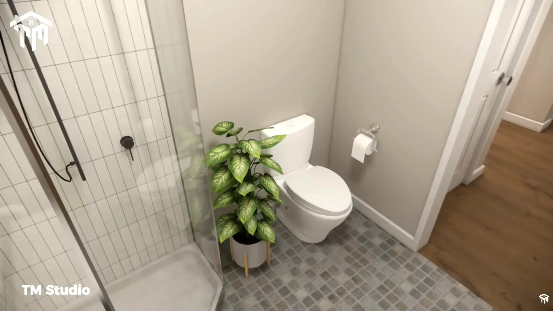 TM Studio small house design 2 bedroom house plan 33'x30' (10x9m) This Small House is Really Like A DREAM...!!! Sweet & Cozy Escape!