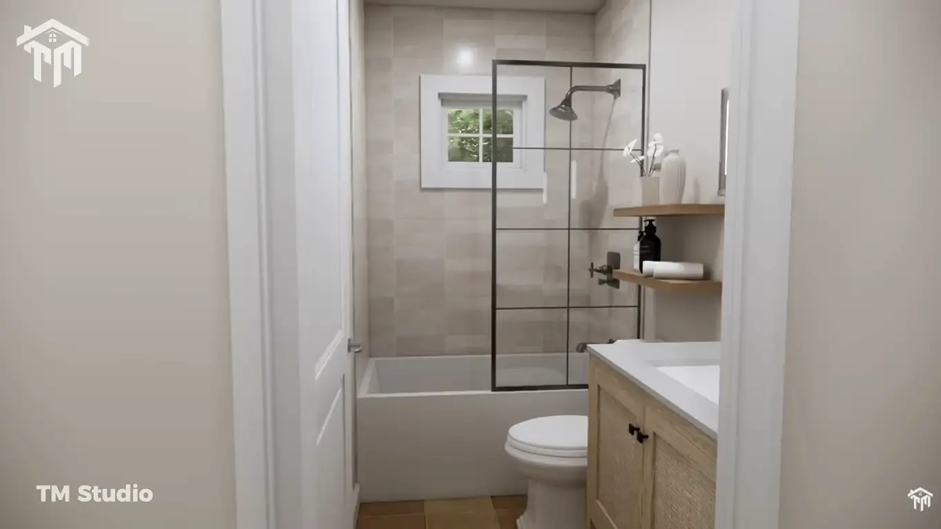 tm studio small house design 2 bedroom floor plan