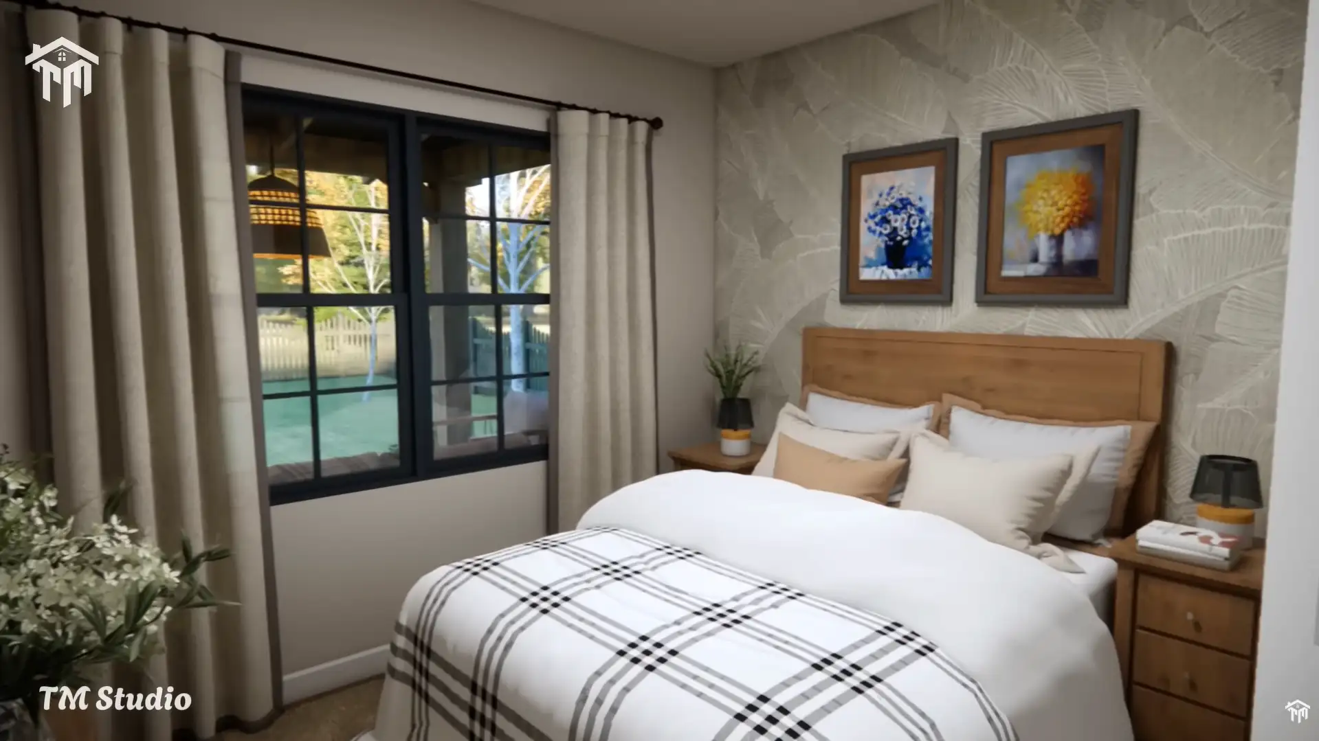 TM Studio small house design This Cozy 3-Bedroom Small Home Will Make You Say "WOW!" 39'x32' (12x10m)