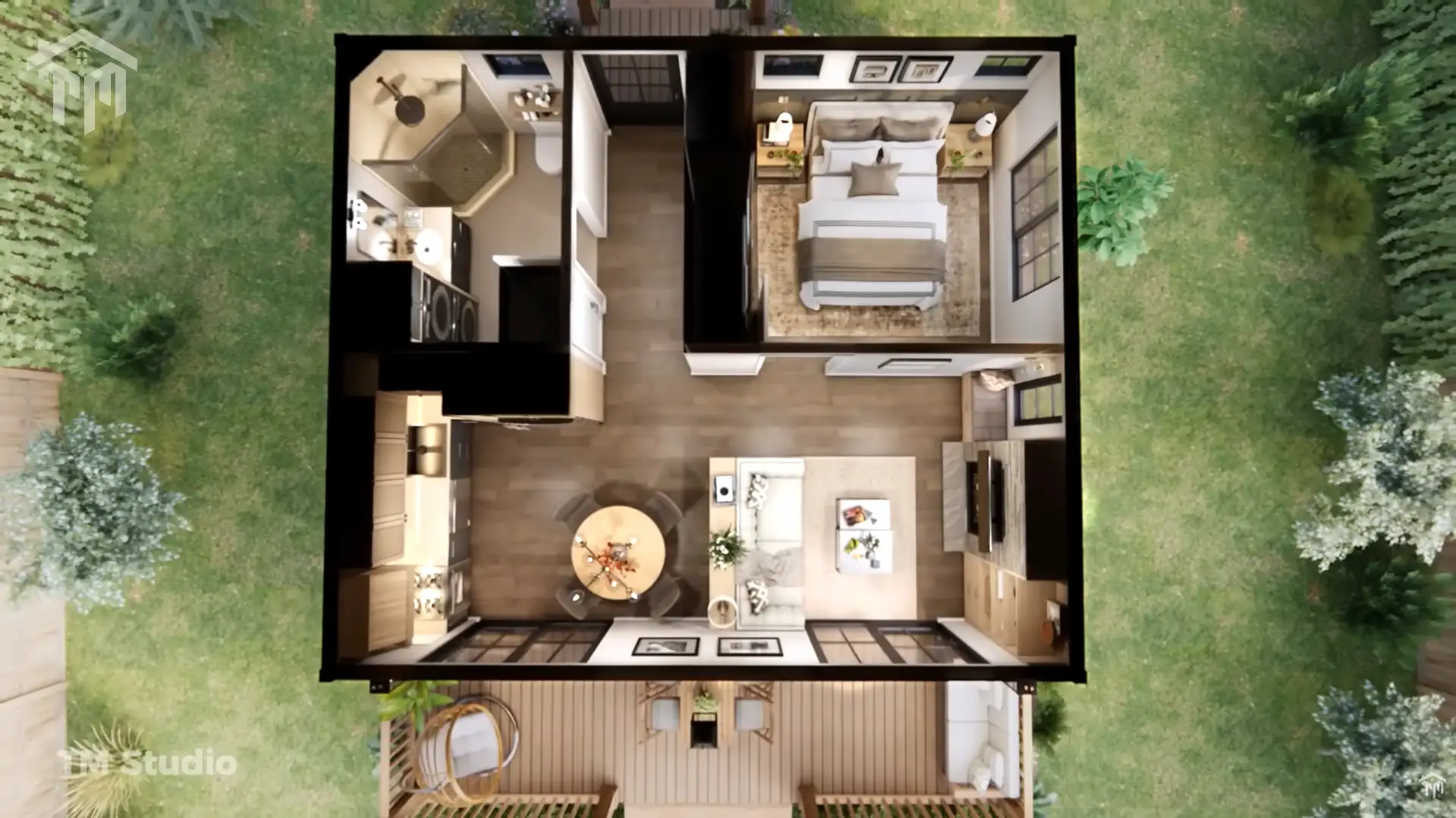 This Tiny House Stole My Heart – Cozy Meets Classy (460 sqft) (42m²)