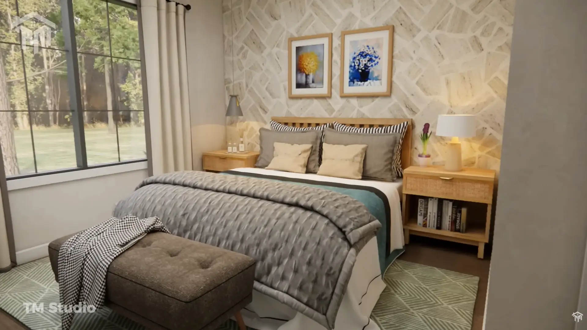 tm studio small house design (39'x 33') Small Farmhouse Design | A Warm and Cozy Retreat