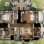 tm studio small house design 2 bedroom house plan