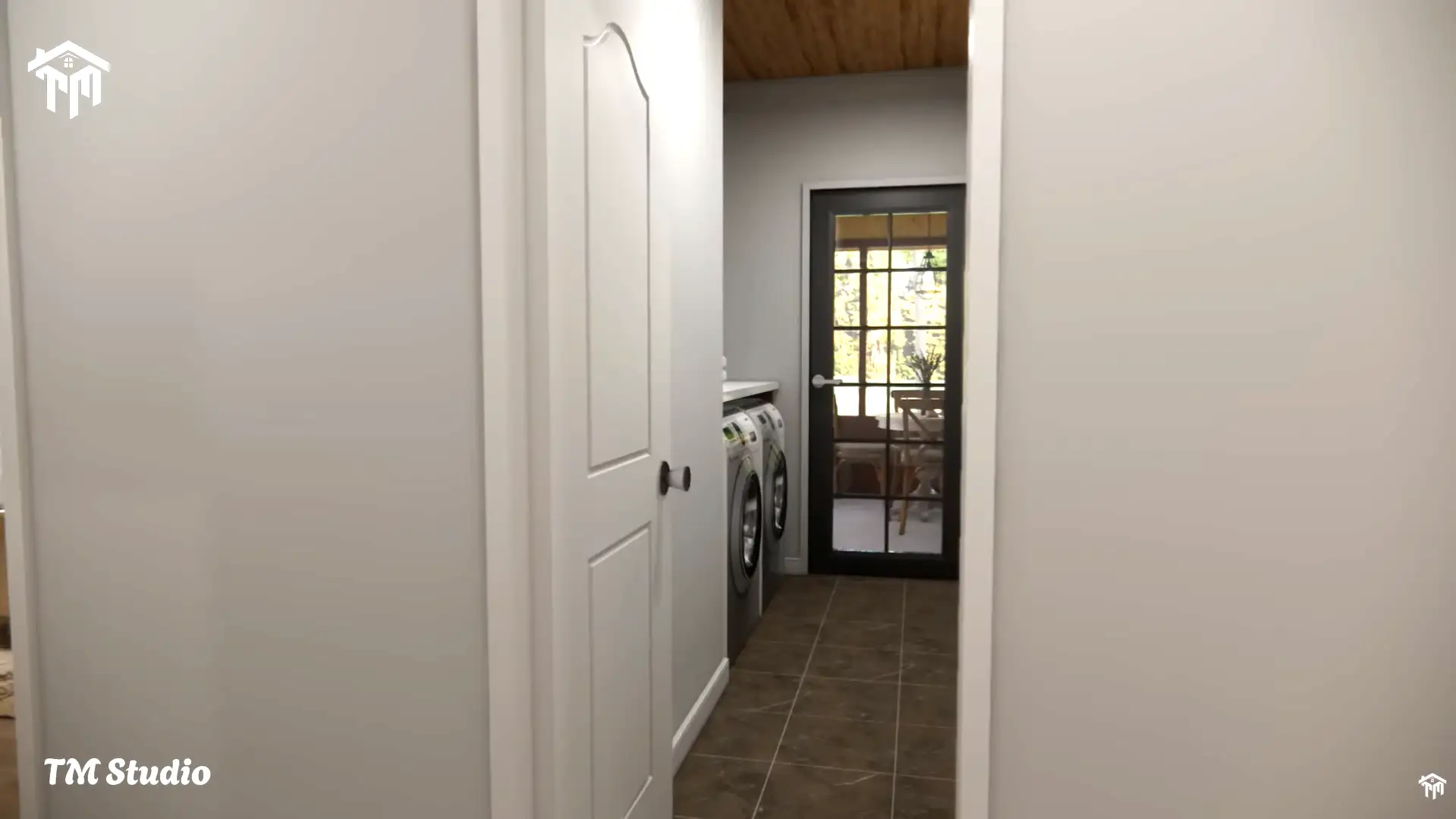 29'x36' (9x11m) What An Amazing Cabin Home | Cozy & Charm | 2-Bedroom Small House Floor plan TM Studio small house design