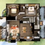 TM studio 33'x30' (10x9m) A Peaceful Cottage Retreat - Where Rustic Charm and Warmth Abound.