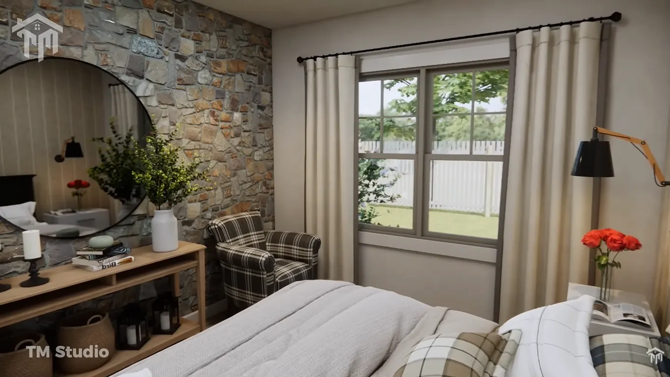 tm studio 2 bedroom house plan Absolutely Gorgeous Small House | 2-Bedroom | COZY & CHARMING.