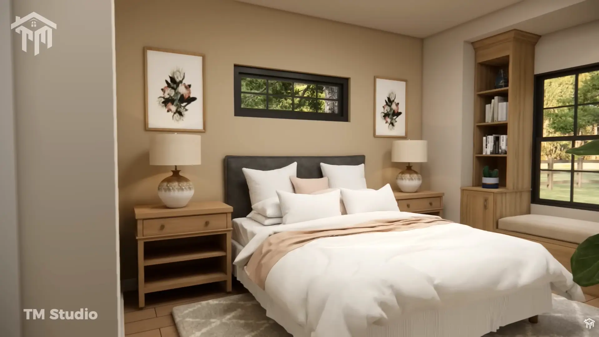 Can't Help But Love This Cozy Rustic Cottage: Small Home Design & Floor Plan Ideas TM studio 2 bedroom house plan