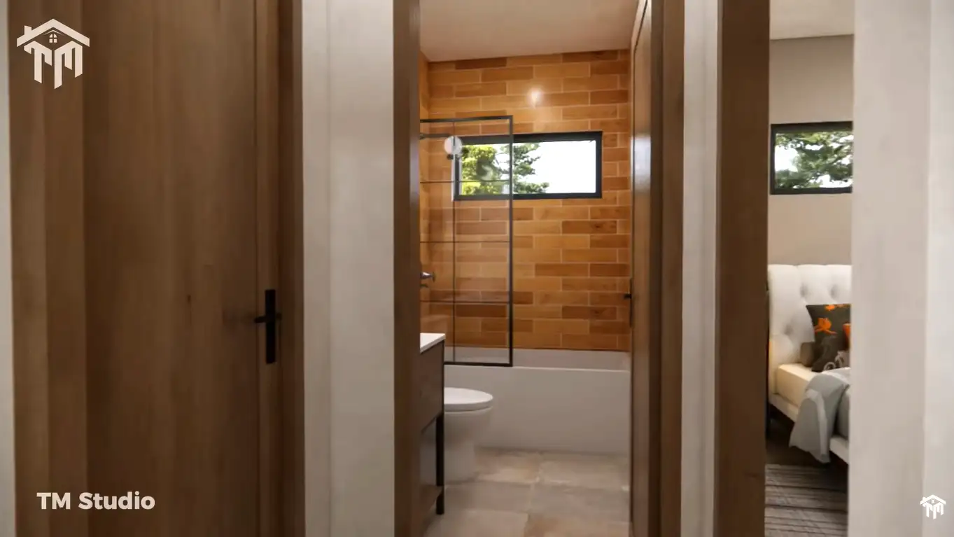 tm studio 2 bedroom house plan | tm studio small house design