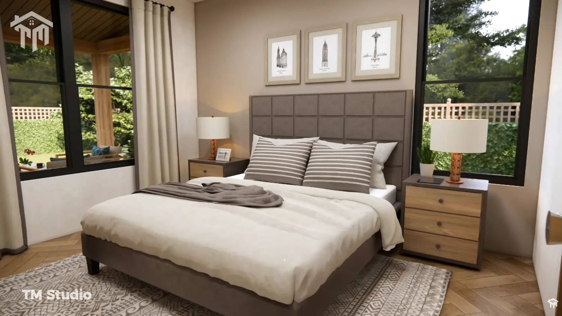 tm studio 2 bedroom house plan TM studio small HOuse Design