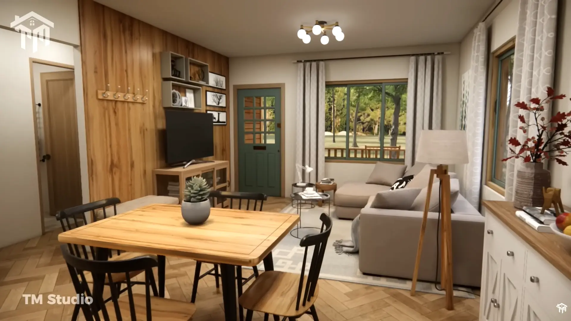 tm studio 2 bedroom house plan