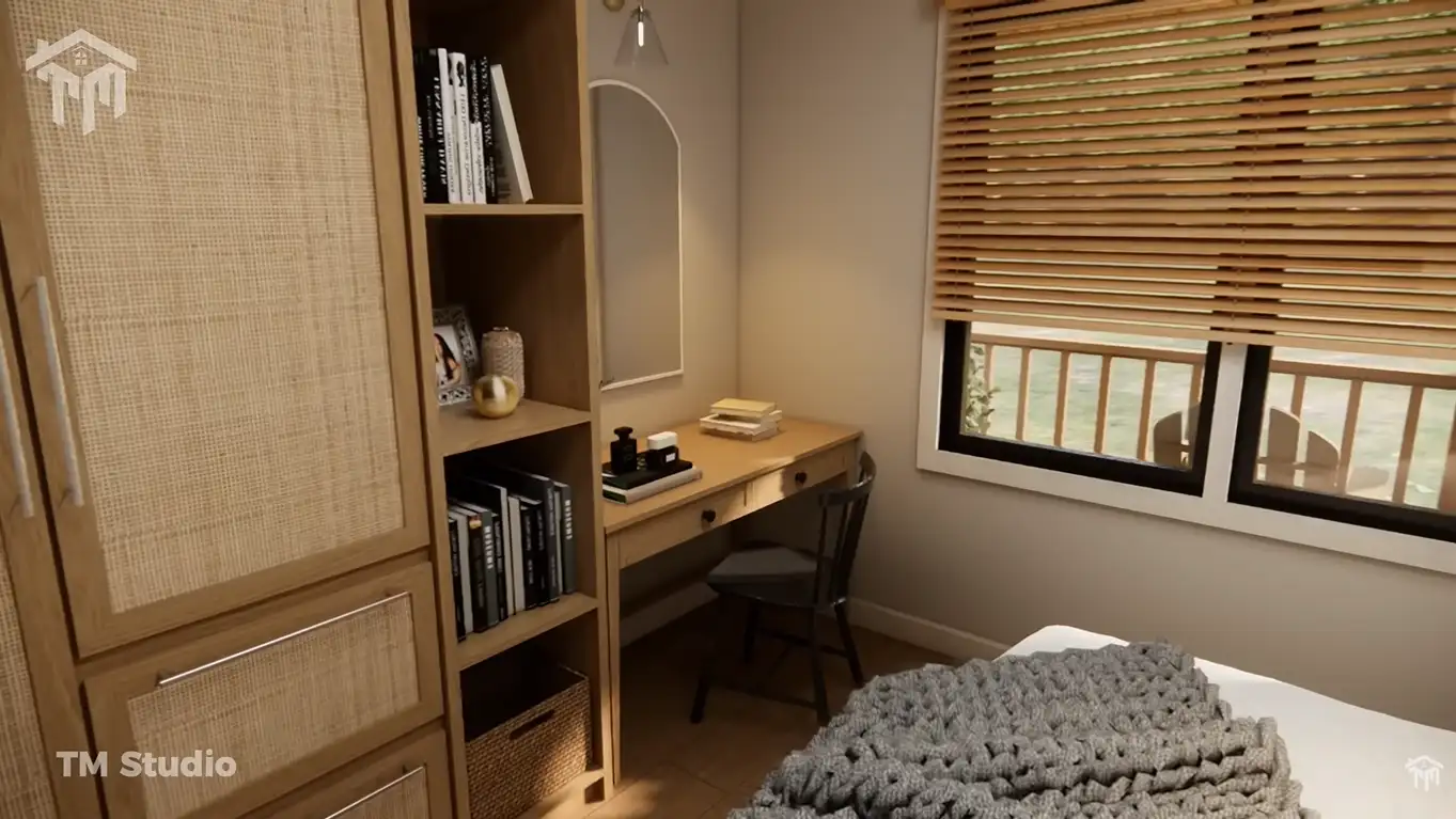 This Small Home Wraps You in Warmth and Peace (860 sq.ft)