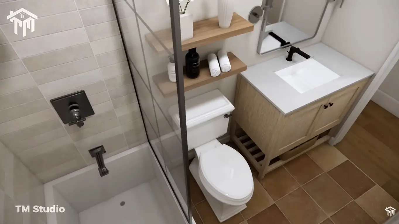 tm studio small house design 2 bedroom floor plan