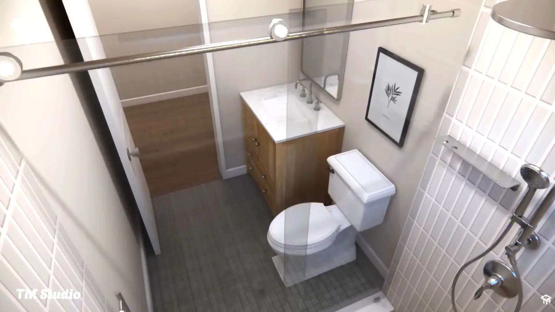 tm studio 2 bedroom cottage house floor plan