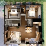 tm studio house plans 2 bedroom