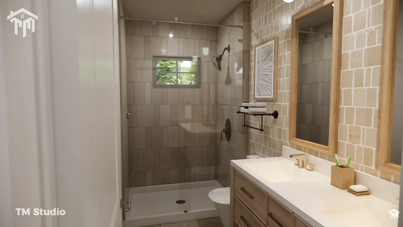 tm studio 2 bedroom house plan Absolutely Gorgeous Small House | 2-Bedroom | COZY & CHARMING.