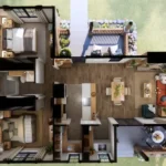 tm studio 2 bedroom house plan 830 Sq Ft (77m2) This Small House Has It All | Cozy and Charming...
