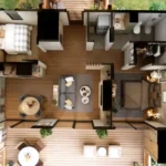 tm studio 2 bedroom 1 bathroom house plan TM STUDIO Small House Design