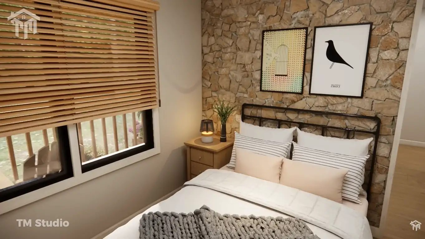 This Small Home Wraps You in Warmth and Peace (860 sq.ft)