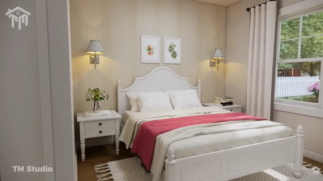 tm studio small house design 2 bedroom floor plan