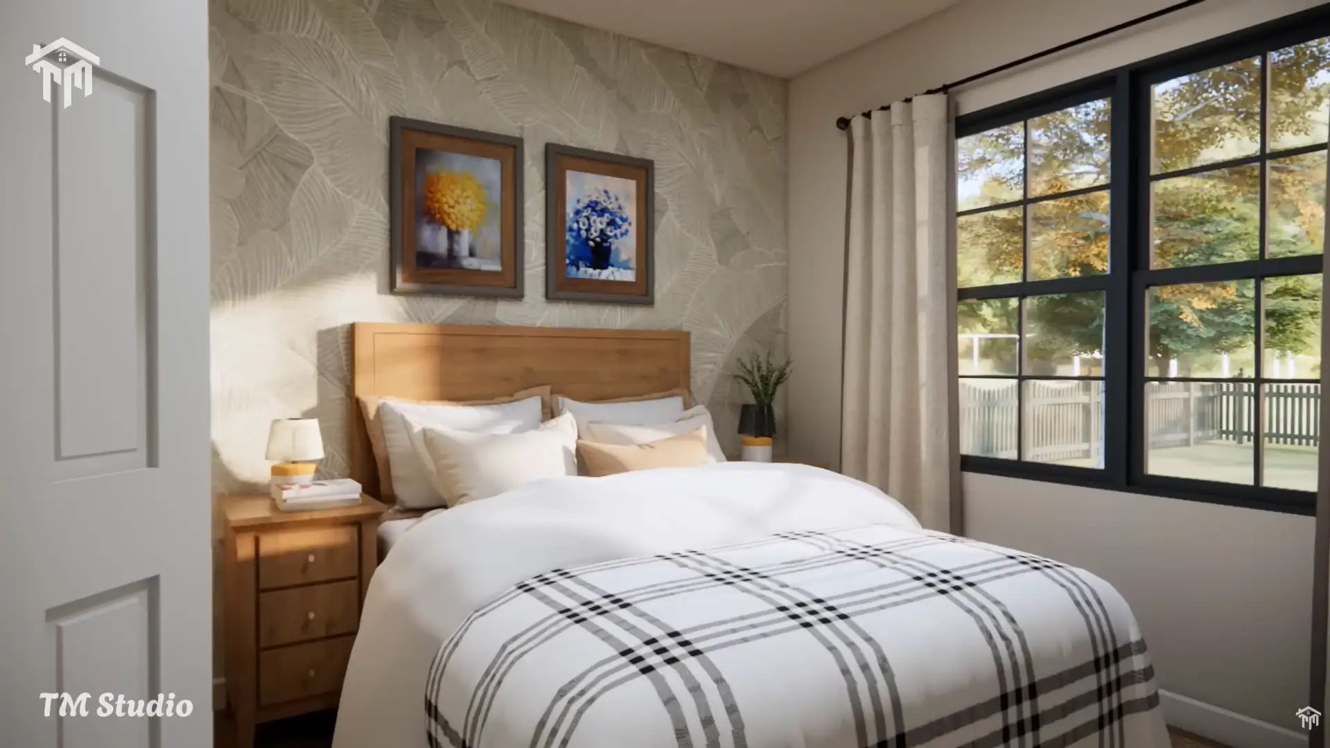 TM Studio small house design This Cozy 3-Bedroom Small Home Will Make You Say "WOW!" 39'x32' (12x10m)