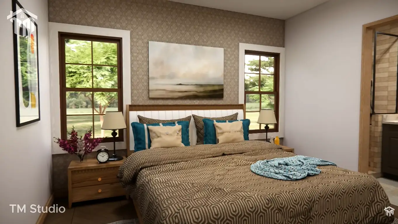 Tm studio house plans 2 bedroom