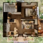 1 bedroom tm studio floor plan