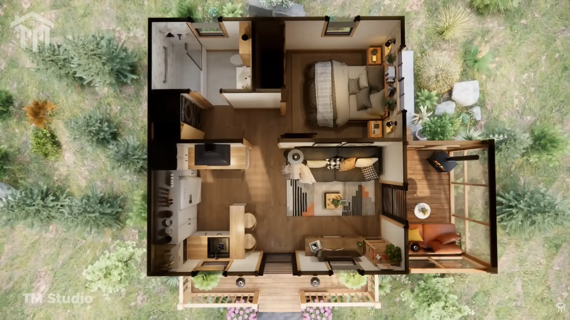 1 bedroom tm studio floor plan