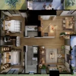 tm studio 2 bedroom house plan