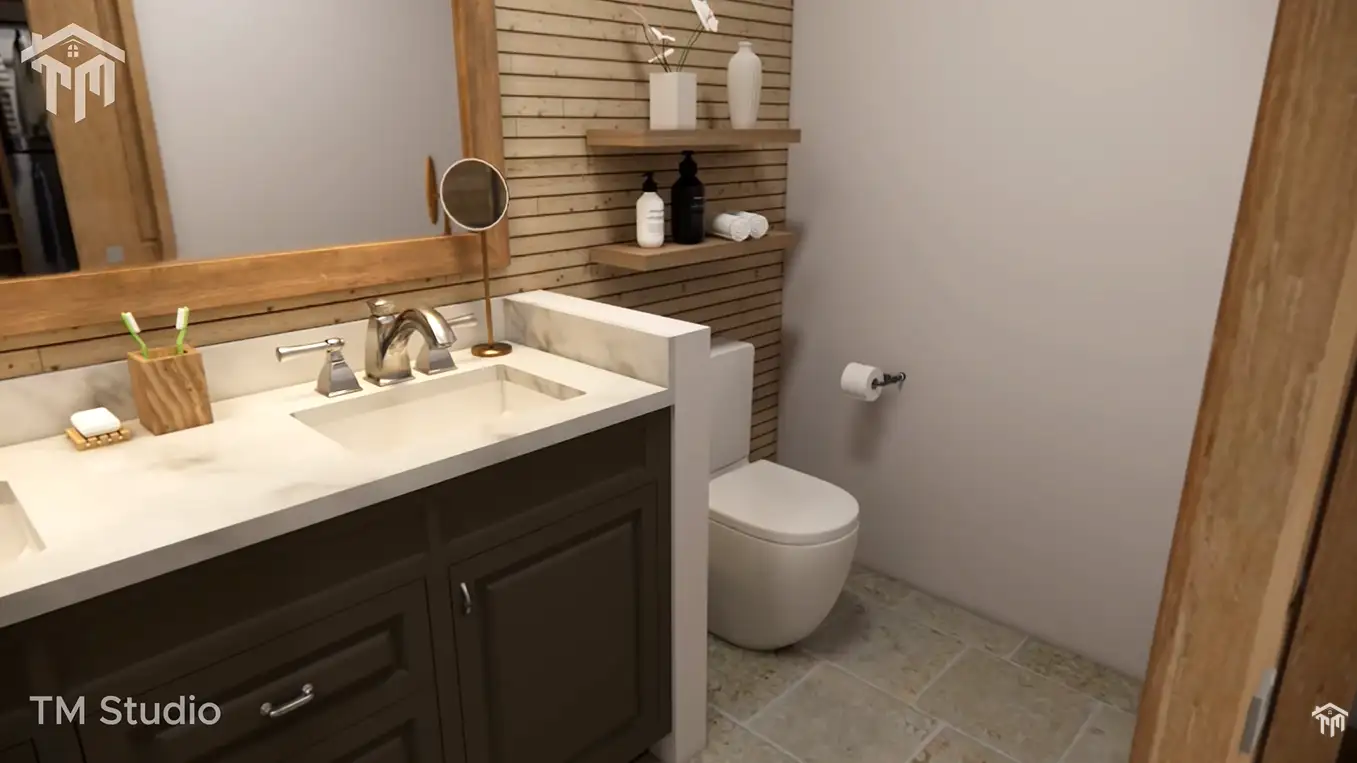 Tm studio house plans 2 bedroom