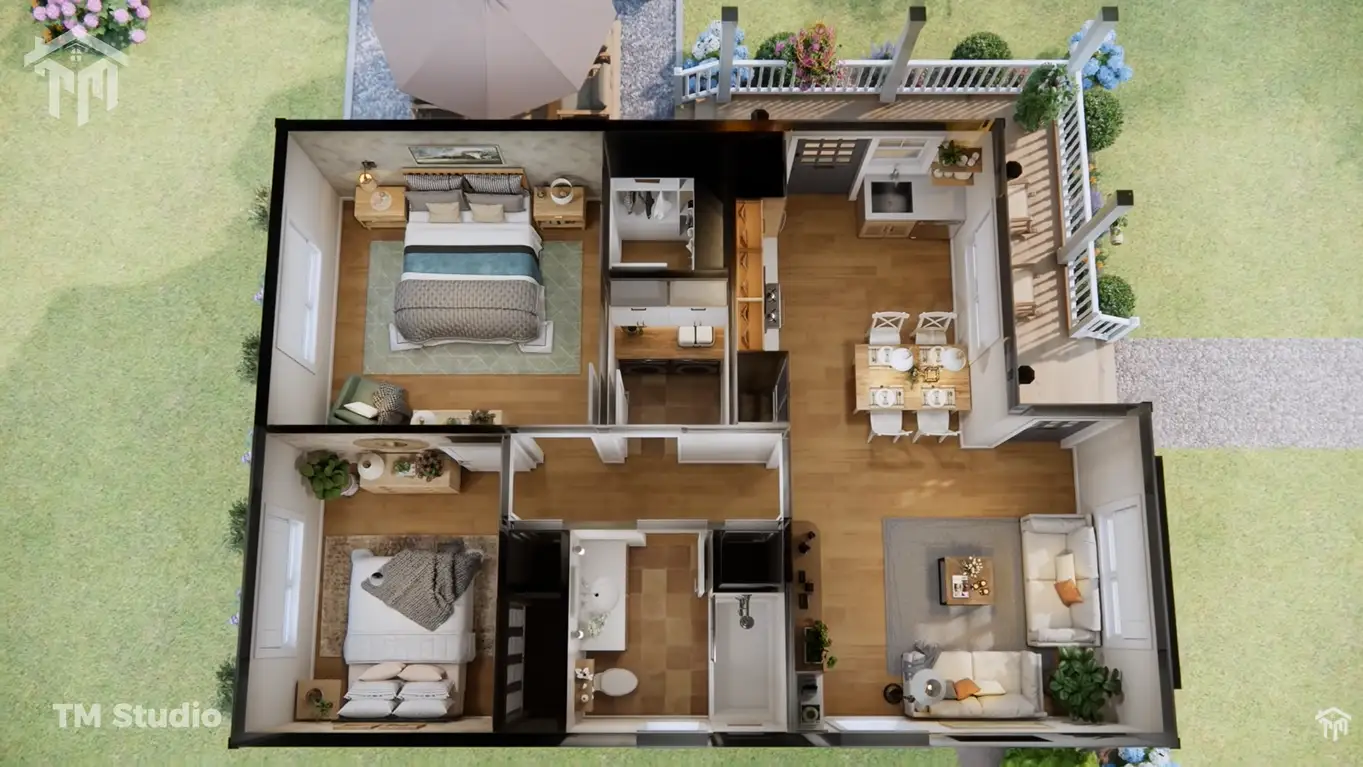 A Cozy Country Small House | Calm, Comfortable & Timeless