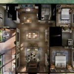 tm studio house plan 2 bedroom 2 bathroom