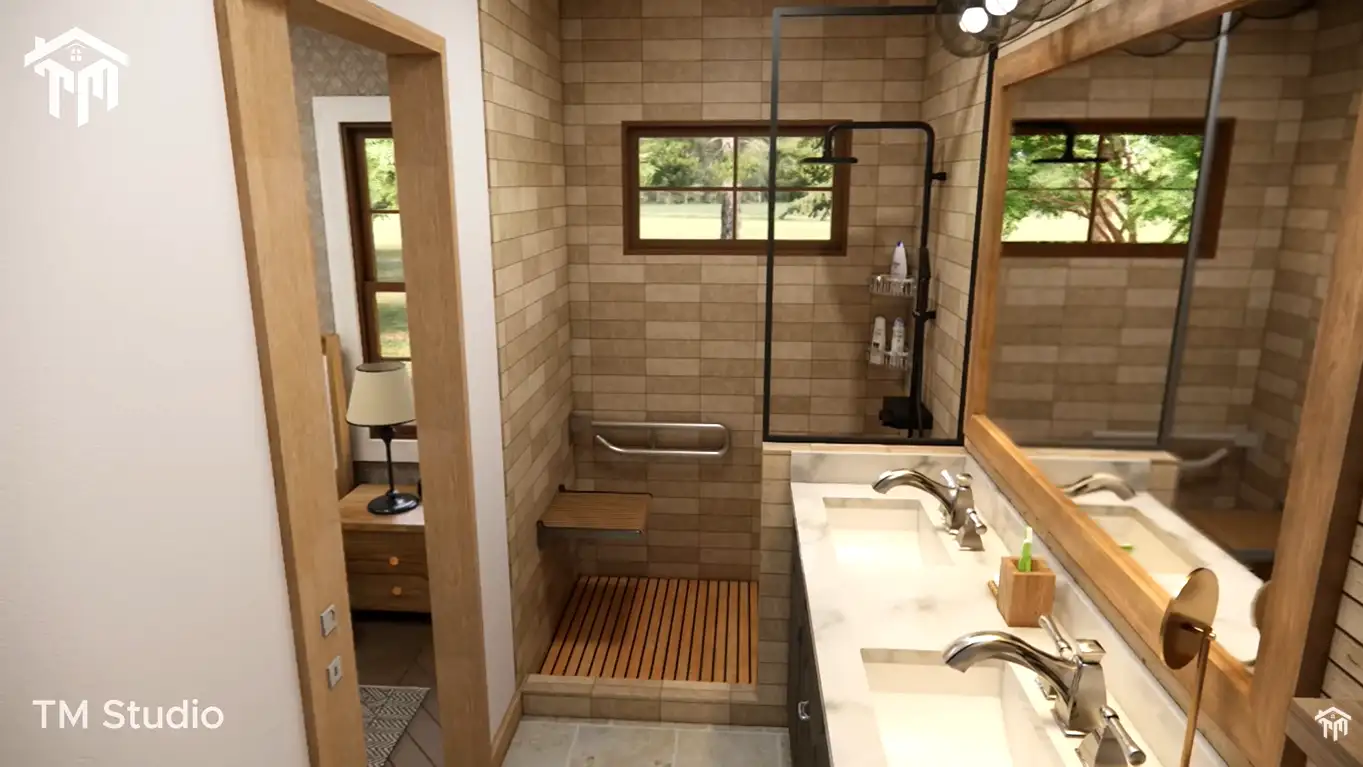 Tm studio house plans 2 bedroom