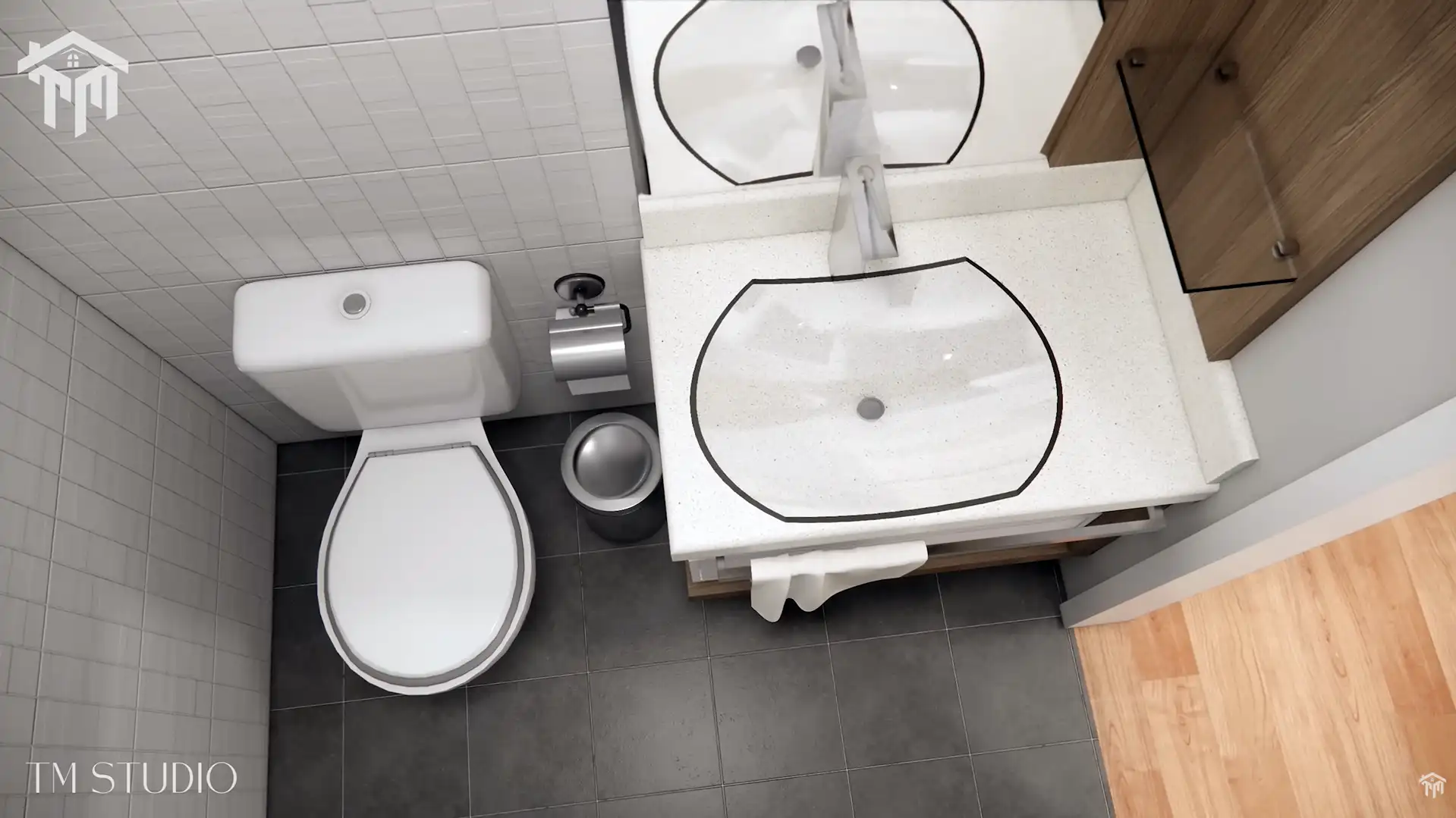 tm studio small house design 3 bedroom house Floor plan sale