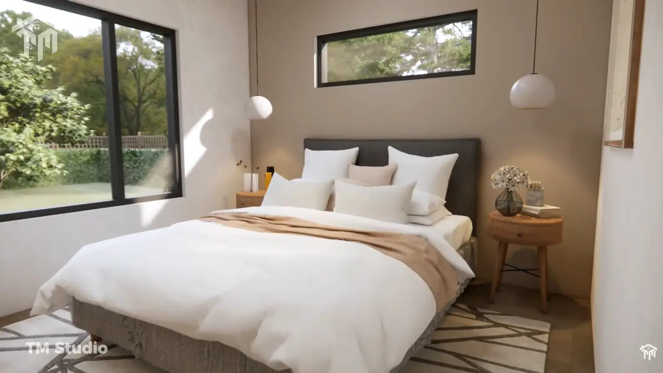 tm studio 2 bedroom house plan | tm studio small house design