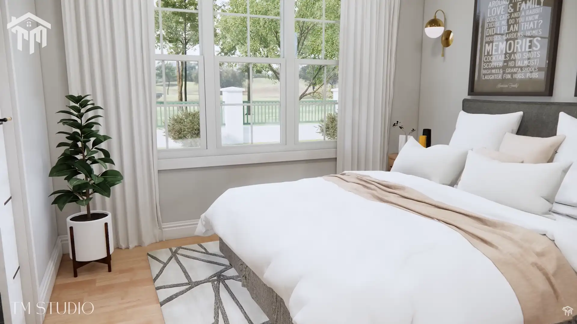 tm studio small house design 3 bedroom house Floor plan sale