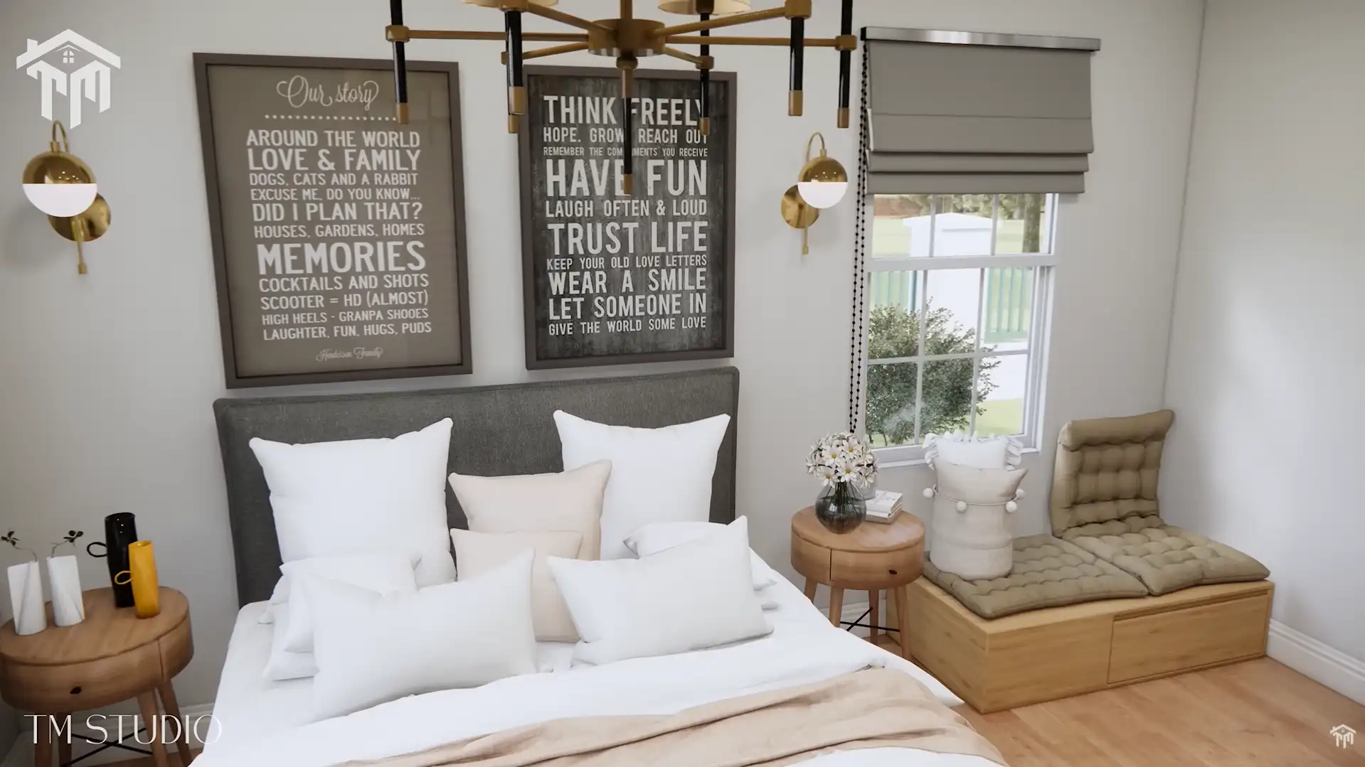 tm studio small house design 3 bedroom house Floor plan sale