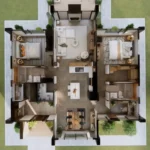 tm studio 2 bedroom house plan | tm studio small house design