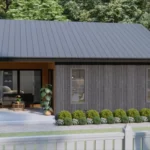 TM STUDIO small house design floor plan 33'x30' (10x9m) The Perfect Small Country House: Beautiful & Comfortable.