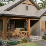 tm studio house plan 29'x46' (9x14m) The Cozy Countryside Cottage: Simple Pleasures Await