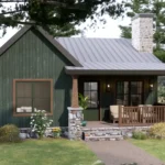 tm studio 2 bedroom 1 bathroom house plan