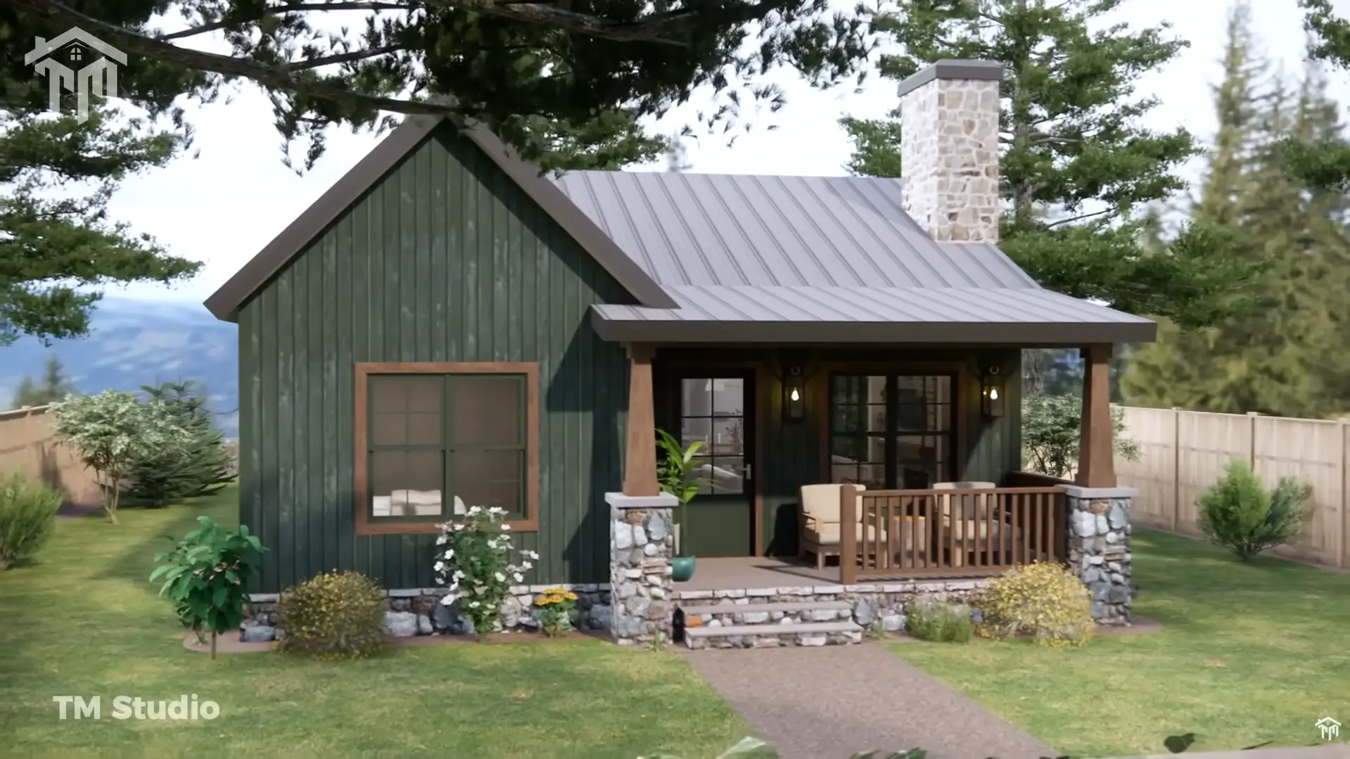 tm studio 2 bedroom 1 bathroom house plan