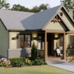 TM Studio 2 bedroom 2 bathroom house plan