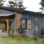 tm studio 2 bedroom 1 bathroom house plan Embracing Nature's Warmth and Radiance! Small House Design Ideas