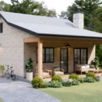 1 bedroom house plan 23'x26' The Perfect Small House for a Cozy Life | Small House Ideas