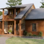 tm studio 2 bedroom house plan 2 story