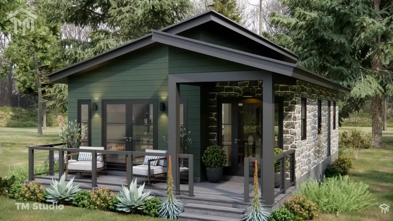 tm studio small house design 1 bedroom floor plan