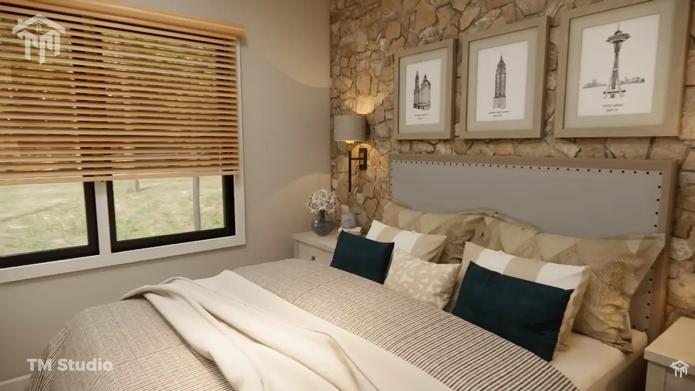 This Small Home Wraps You in Warmth and Peace (860 sq.ft)