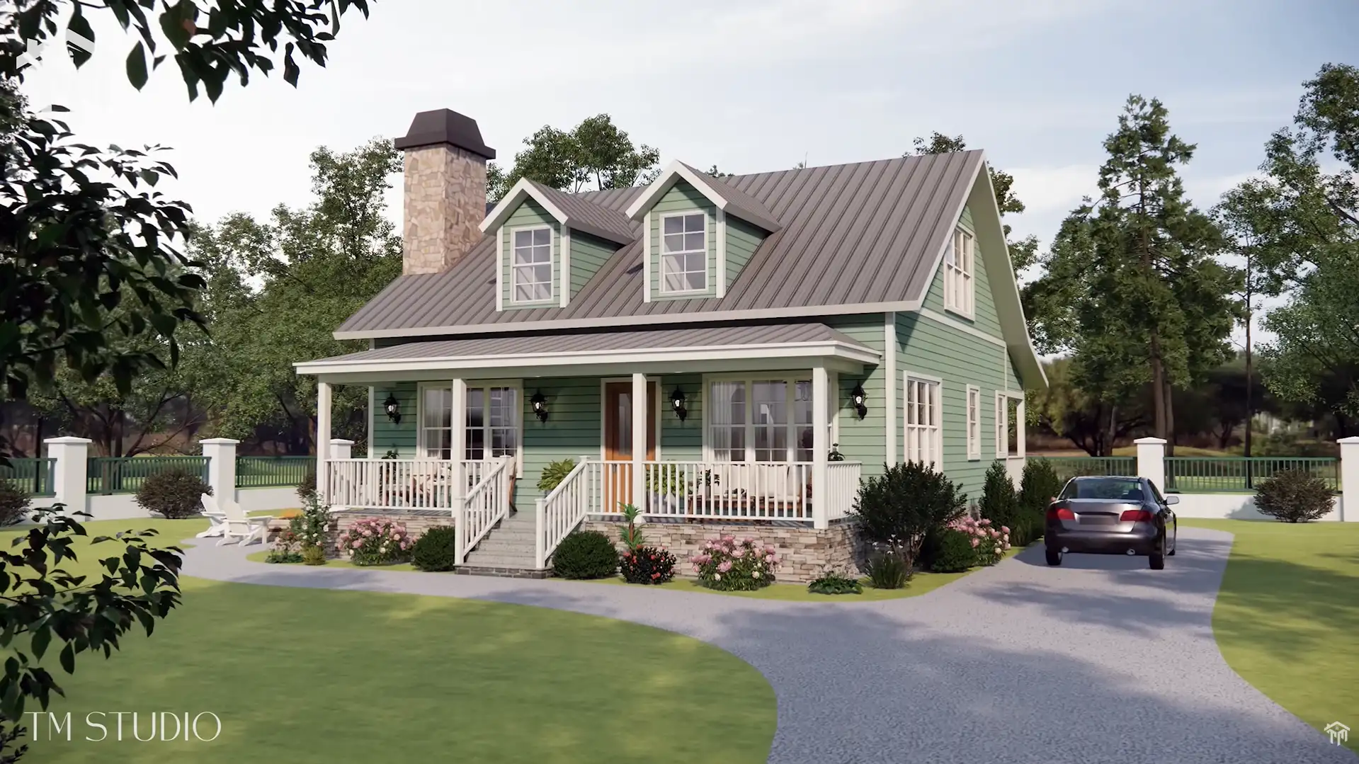 Small House Design 32x32ft (10x10m) 3 Bedrooms - Can't Help Falling In Love With This Cottage House.